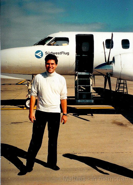 0000_Mathias.jpeg - Um das Jahr 1999 herum bei Hahn Air - Foto von Ingrid Baruch